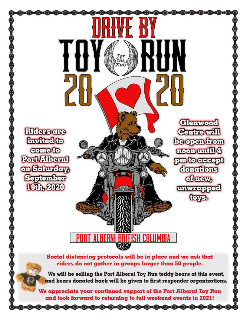 DRIVE-BY TOY RUN 2020 (SEP 19, 2020) | Port Alberni Toy Run